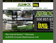 Tablet Screenshot of graveldoctornb.com